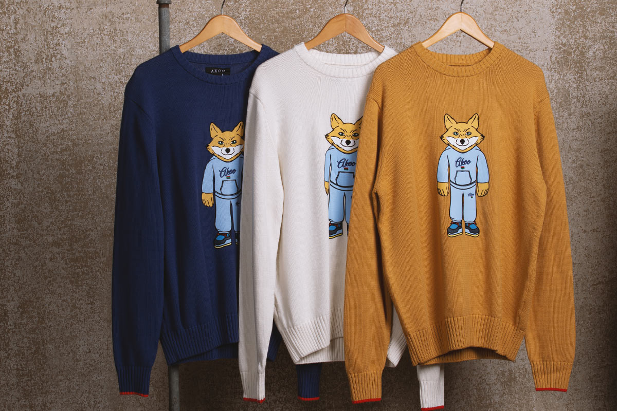 akoo fox sweater - Gem