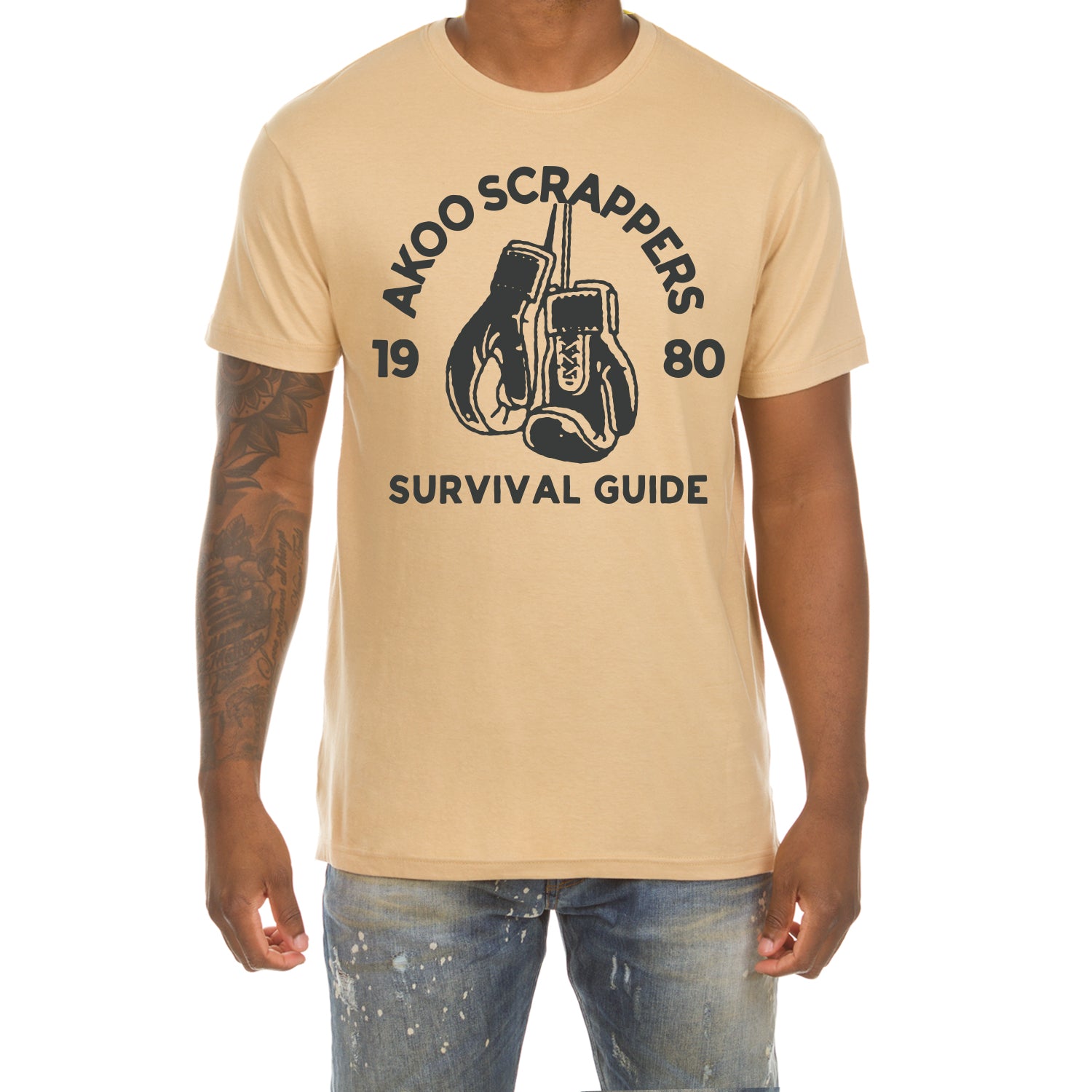 Survival Guide SS Tee Sand