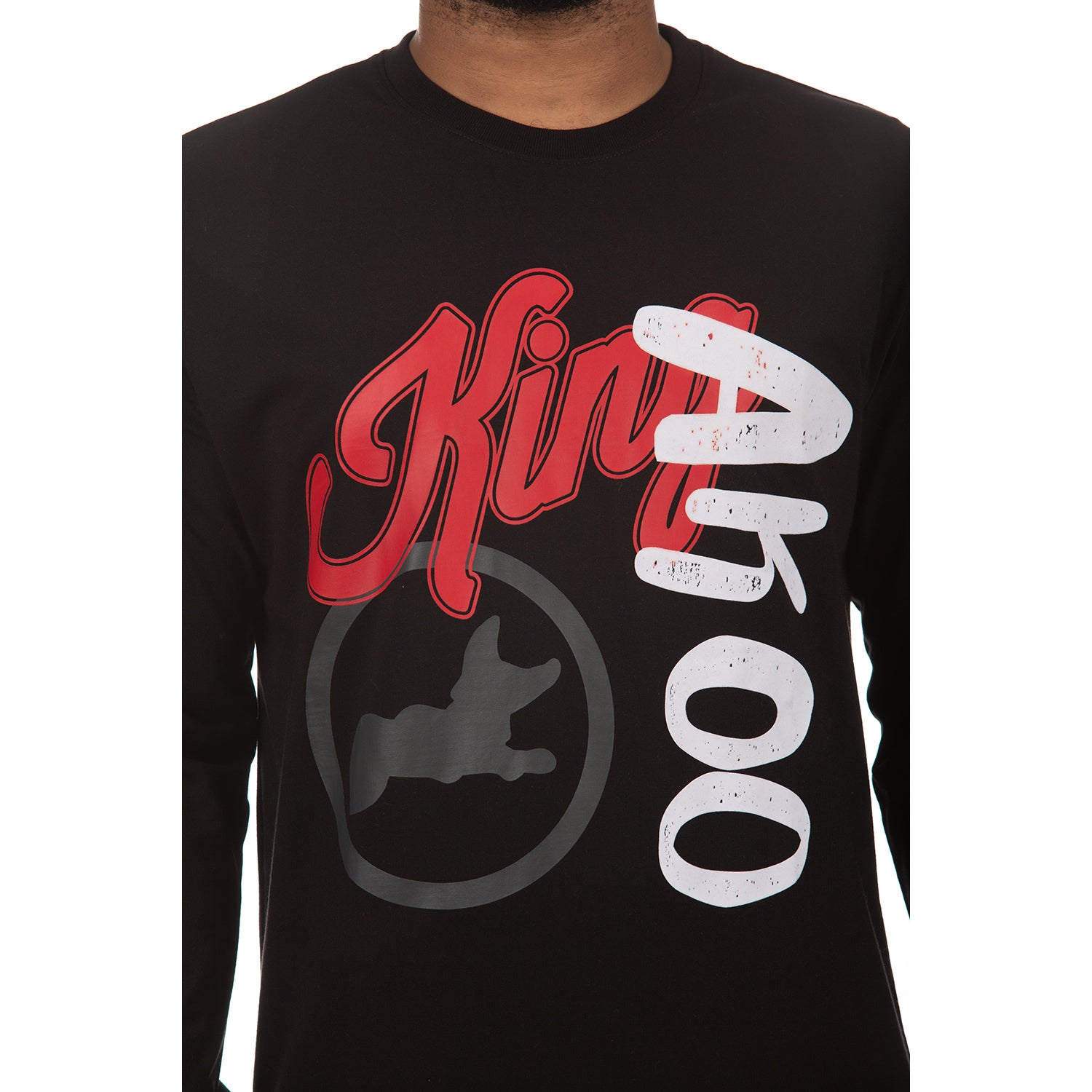 [ AKOO] high quality BANNER SLICK SS KNIT, BLACK, 4XL - $58