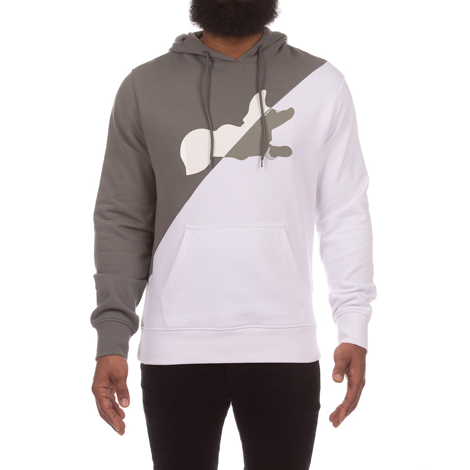 Sliced Hoodie (Heather Grey)