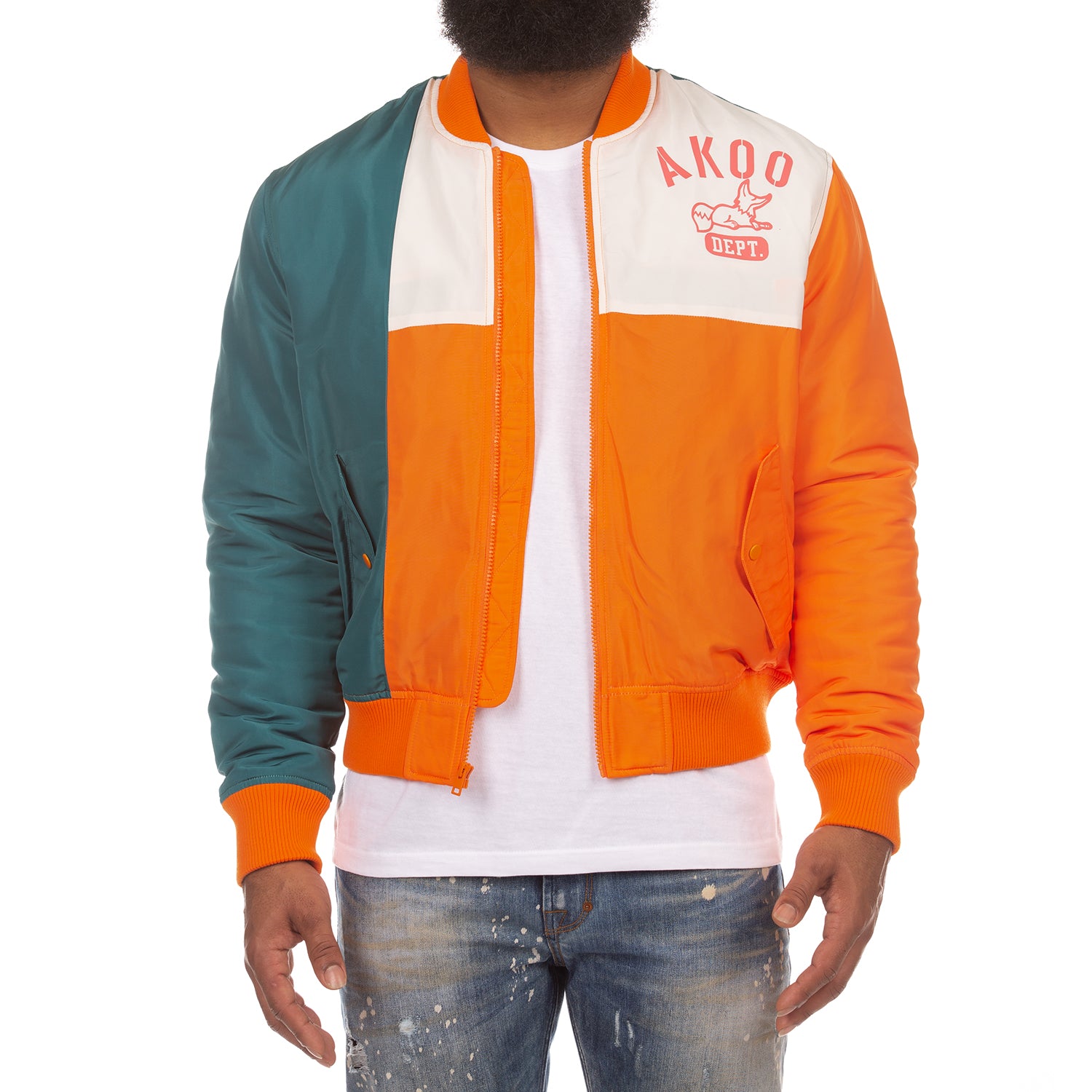 Flight Bomber Jacket (Orange Tiger)