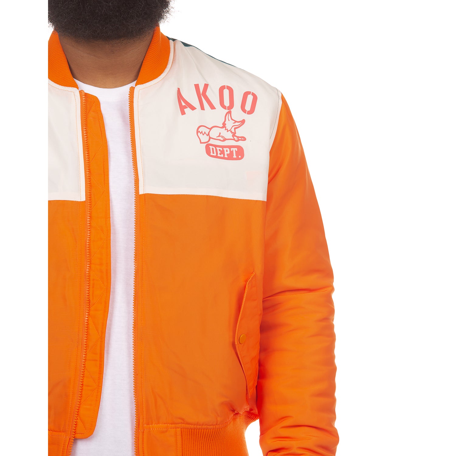 Flight Bomber Jacket (Orange Tiger)