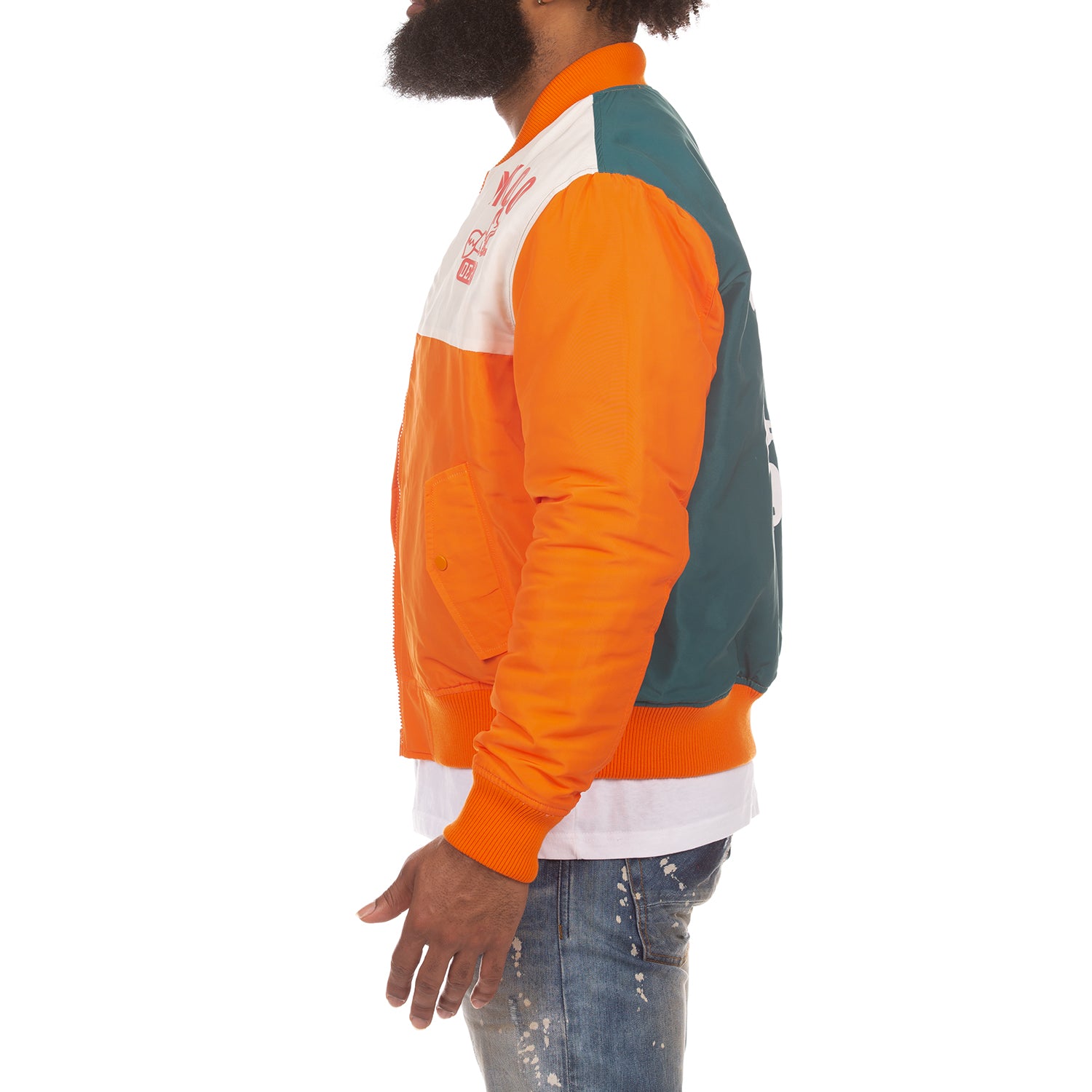 Flight Bomber Jacket (Orange Tiger)