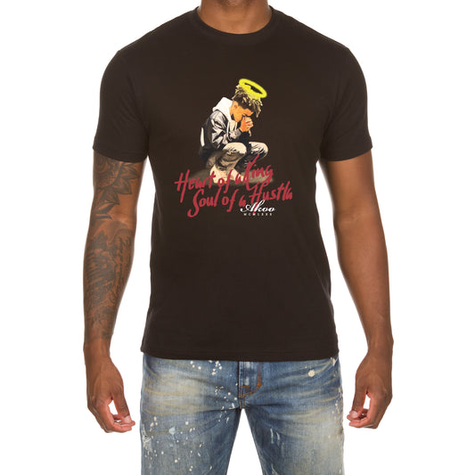 Akoo Mens Heart of a King SS Tee (Black)