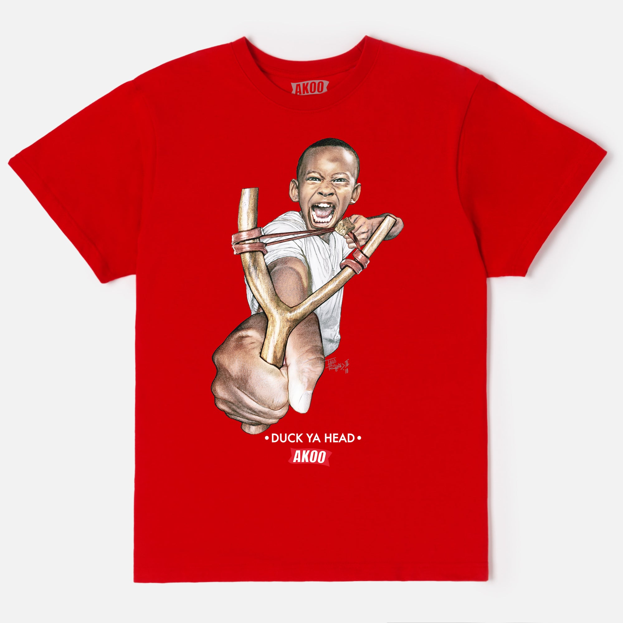 Duck Ya Head SS Tee (Red)