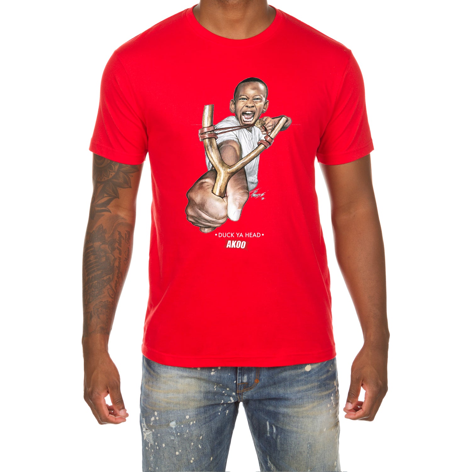 Duck Ya Head SS Tee (Red)