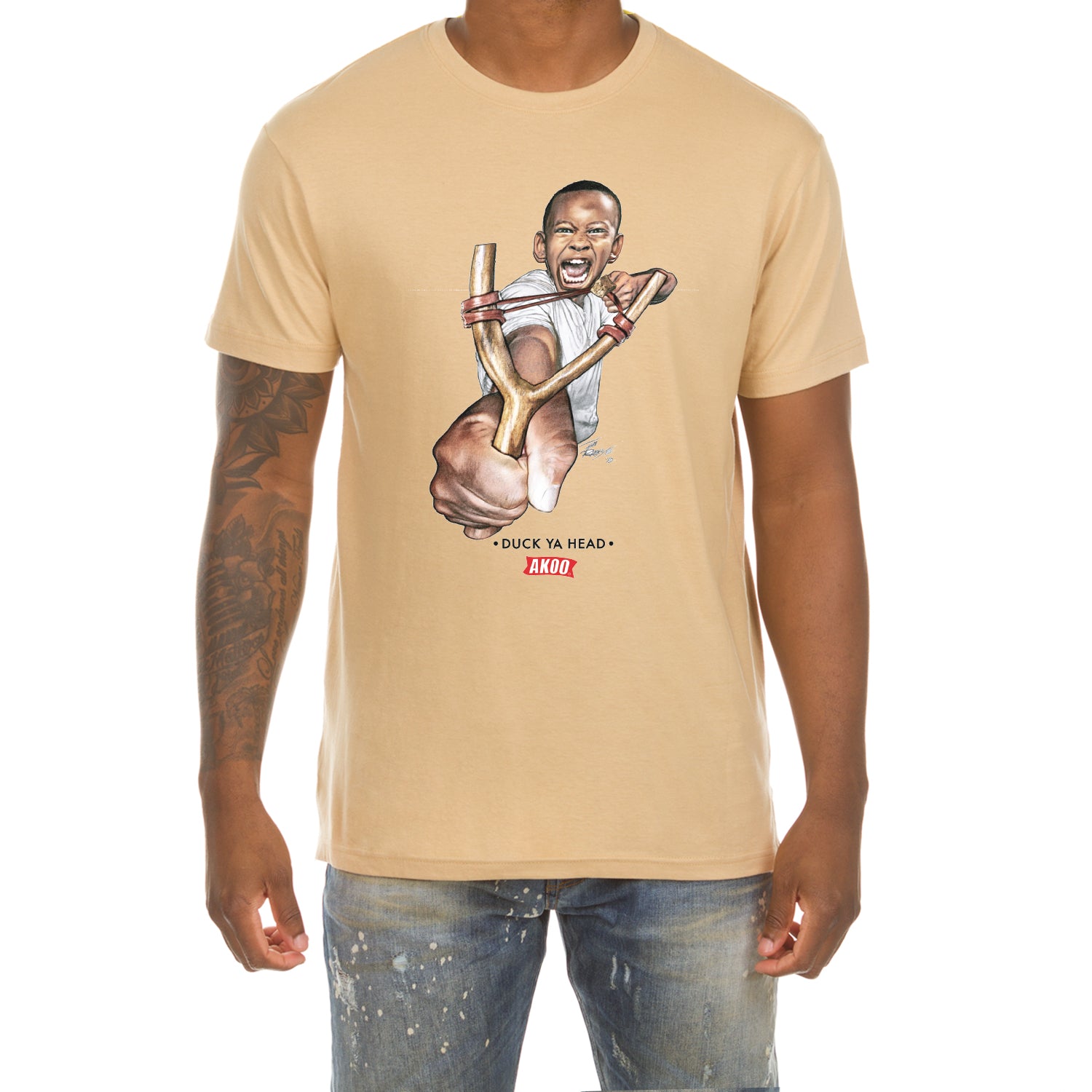 Duck Ya Head SS Tee (Sand)