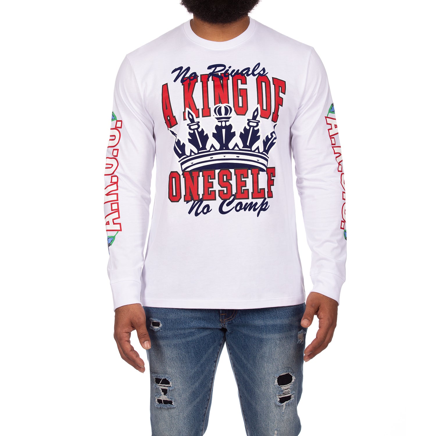 King of Kings LS Knit (White)