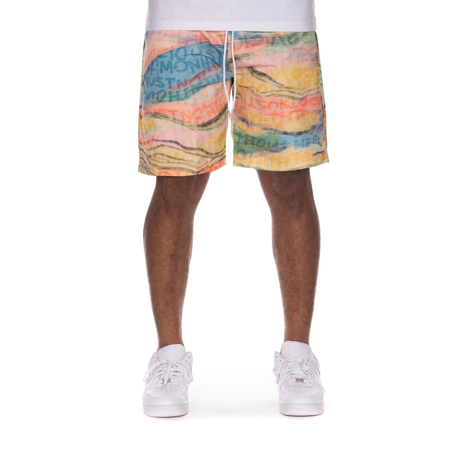 AKOO Brand Men’s Comic Graphic Art to Wear Glitz deals Glam Eclectic Cotton Shorts