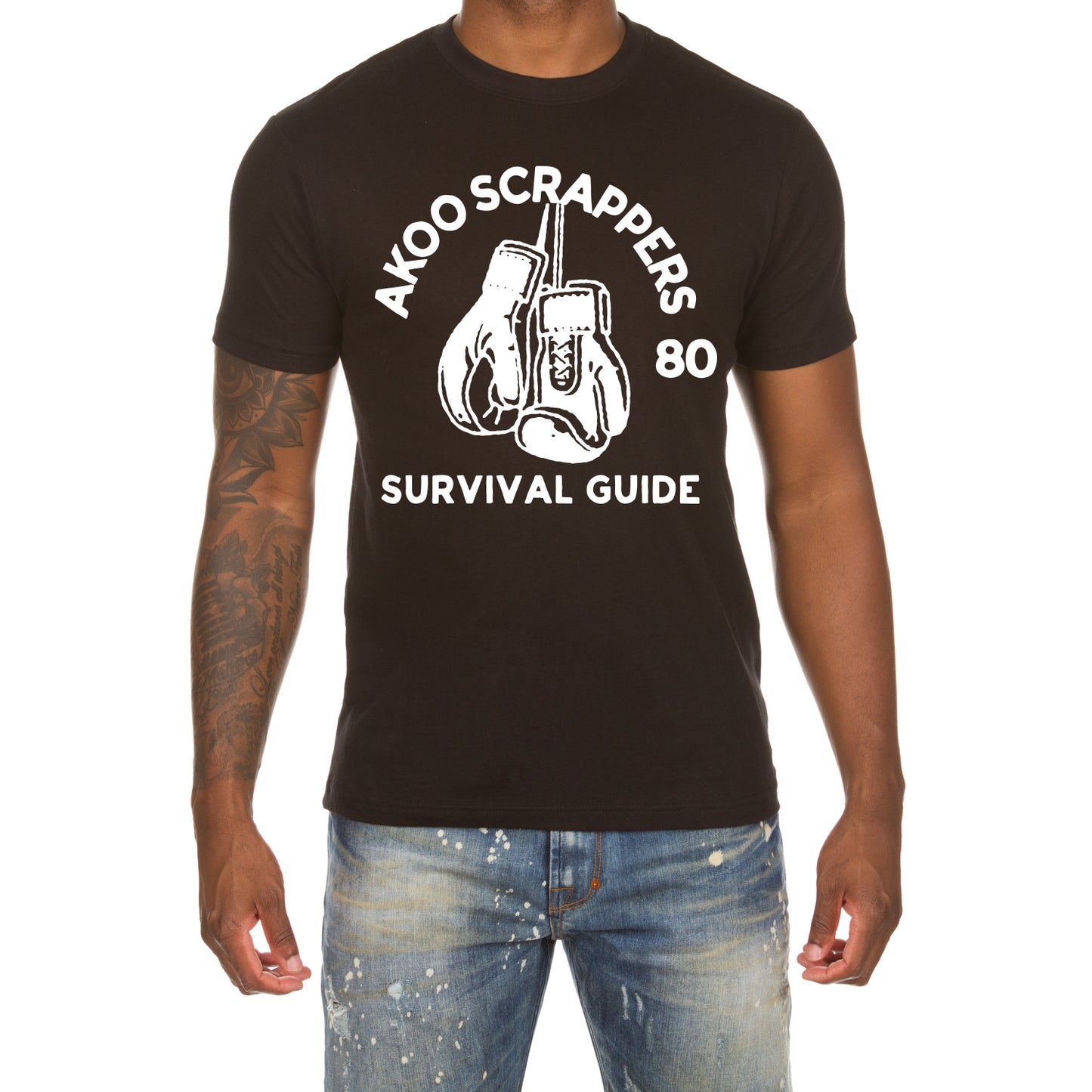 Akoo Mens Survival Guide SS Tee (Black)