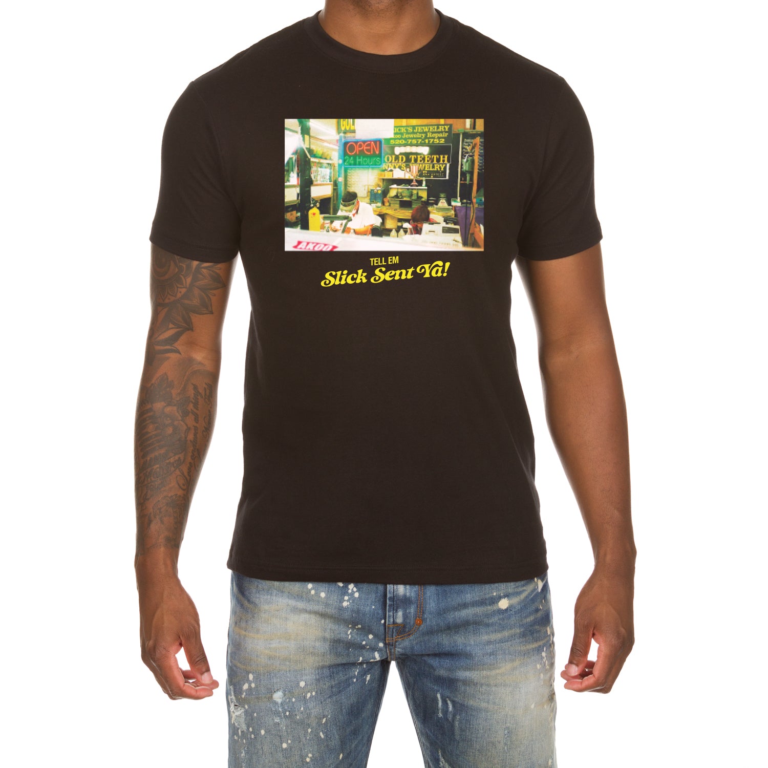 Slick Sent Ya SS Tee (Black)