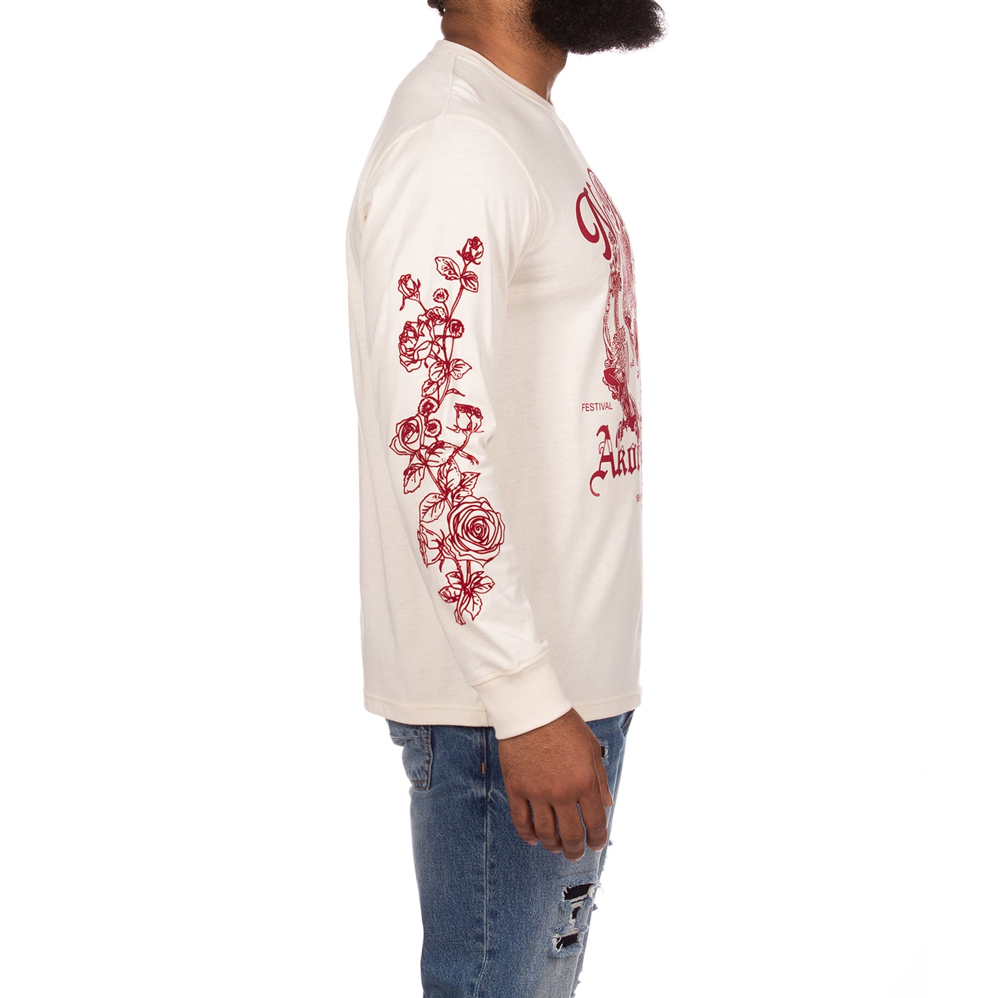 Akoo Mens AKOO League LS Knit (Whisper White)