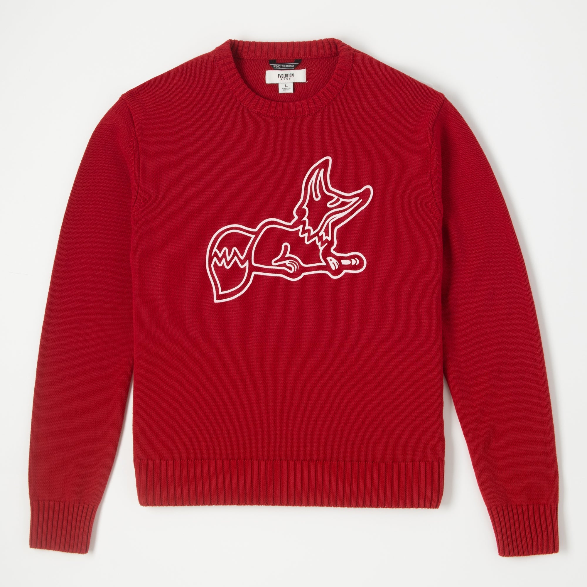 Line Snobby Sweater (Chili Pepper)