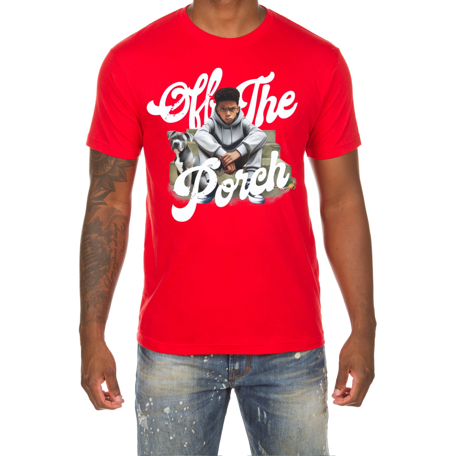 Off the Porch SS Tee (Red)