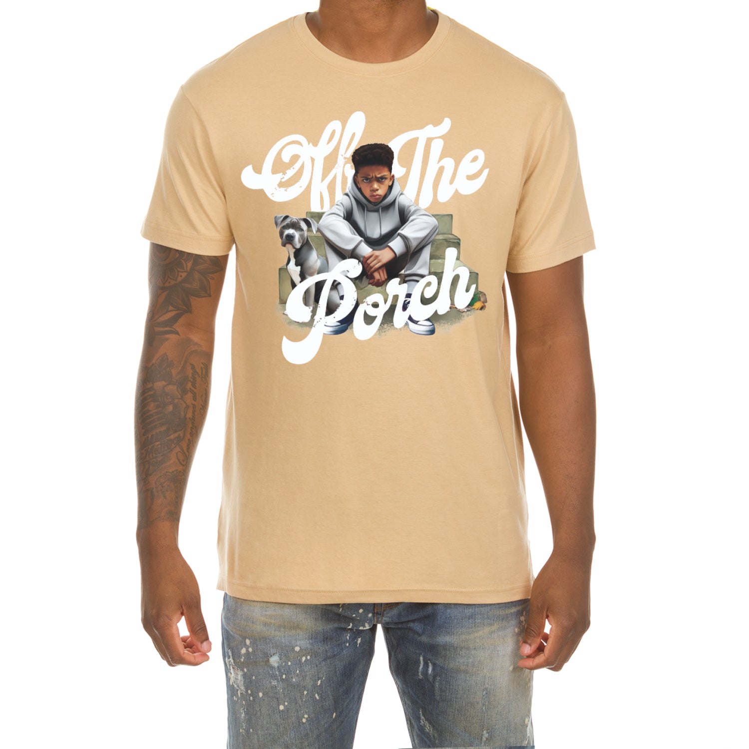 Off the Porch SS Tee (Sand)