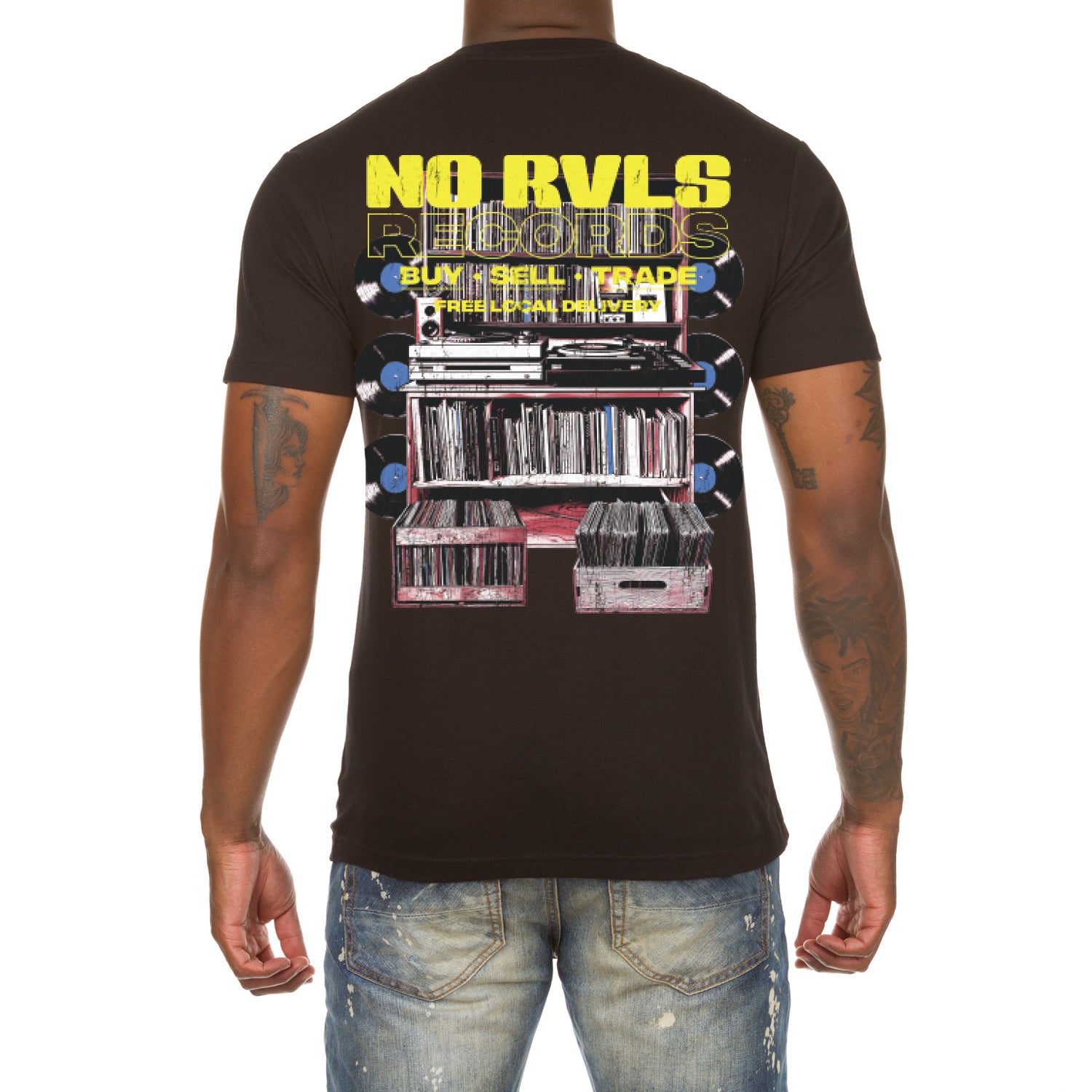 No Rvls Records SS Tee (Black)