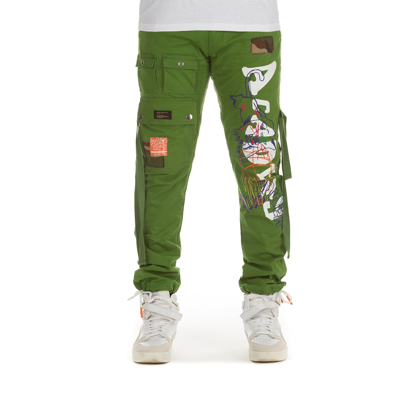 Akoo Mens Power Cargo Pant (Artichoke Green) - Akoo Clothing